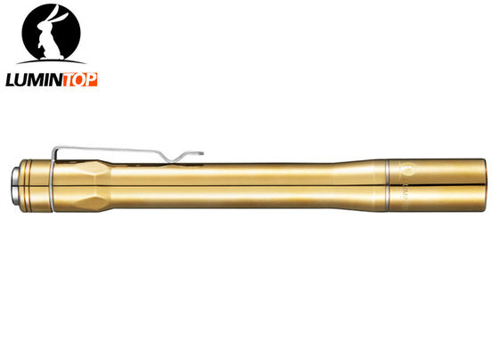中国 小型黄銅AAA Lumintop Iyp365のペン ライト ステンレス鋼クリップ サプライヤー
